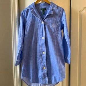 Ralph Lauren Button Up Cozy Pajamas